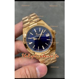 Vacheron Constantin Overseas Or Rose 1:1 Montre Réplique miroir 1:1 Cadran Bleu 