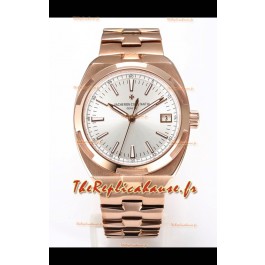 Vacheron Constantin Super Clone Overseas Réplique Montre Suisse 1:1 - Cadran acier or rose