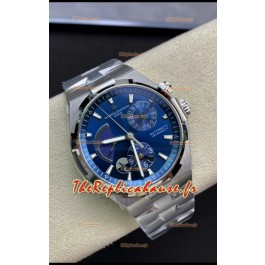 Vacheron Constantin Power Reserve Cadran Bleu Boîtier/Sangle Acier Réplique Montre Suisse