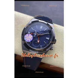 Vacheron Constantin Overseas Dual Time Titane Réplique Montre Suisse 1:1 avec cadran bleu