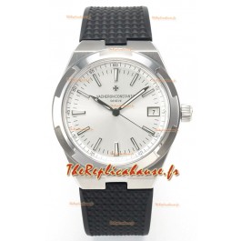 Vacheron Constantin Super Clone Overseas Edition Boîtier et cadran en acier sur bracelet caoutchouc