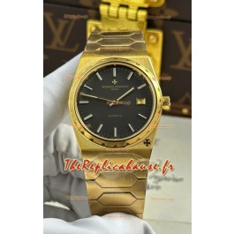 Vacheron Constantin Historiques 222 Super Clone Montre en or jaune 37MM avec cadran gris 