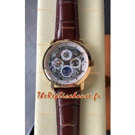 Vacheron Constantin Patrimony Traditionelle Squelette Or Rose Réplique Montre Suisse