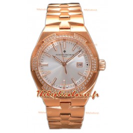 Vacheron Constantin Overseas Cadran acier or rose 35MM Réplique Montre Suisse 