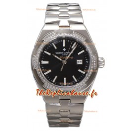Vacheron Constantin Overseas Acier Boîtier Cadran Noir 35MM Montre Suisse Réplique