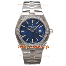 Vacheron Constantin Overseas Acier Boîtier Cadran Bleu 35MM Montre Suisse Réplique 