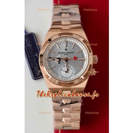 Vacheron Constantin Overseas double fuseau horaire or rose Réplique montre suisse miroir 1:1 Cadran en acier