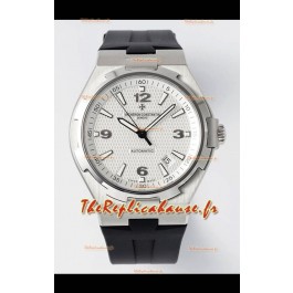 Vacheron Constantin Overseas Montre réplique miroir 1:1 en cadran blanc -bracelet caoutchouc