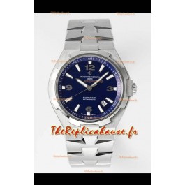 Vacheron Constantin Overseas Montre réplique miroir suisse 1:1 cadran bleu acier - bracelet acier