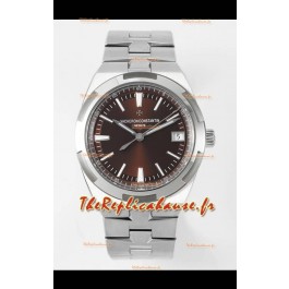 Vacheron Constantin Overseas Montre réplique miroir 1:1 suisse - cadran brun - bracelet acier