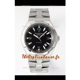 Vacheron Constantin Overseas Montre réplique miroir suisse 1:1 cadran noir - bracelet acier