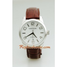 Mont Blanc Replique Timewalker - Leather Montre