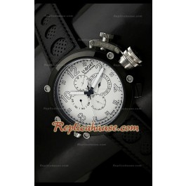 U-Boat Flightdeck Rattrapante Japanese automatic Montre avec Boîtier de PVD