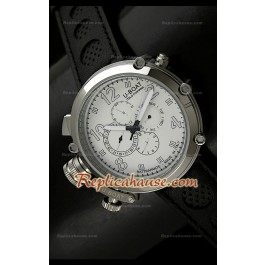U-Boat Flightdeck Rattrapante Japanese automatic Montre avec Boîtier en Acier