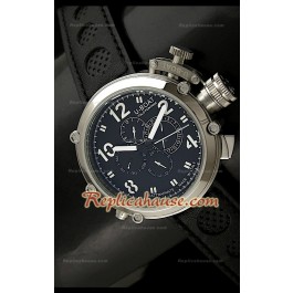 U-Boat Flightdeck Rattrapante Japanese automatic Montre Boîtier en Acier