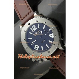 U Boat U-42 Diver Staenless l'acier Montre Suisse - Blanc Markers