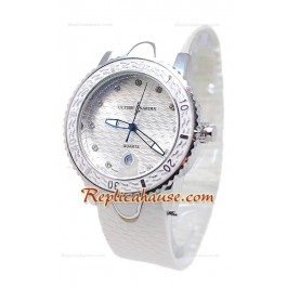 Ulysse Narden Lady Diver Montre De Replique en D'argent Cadran