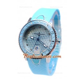 Ulysse Narden Lady Diver Montre De Replique en Bleu Cadran