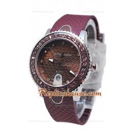 Ulysse Narden Lady Diver Montre De Replique en Brunes Cadran