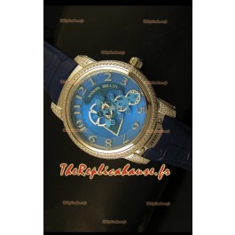 Montre japonaise Ulysse Nardin Dual Escapement avec cadran bleu