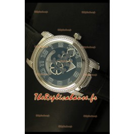 Montre japonaise Ulysse Nardin Dual Escapement avec cadran gris