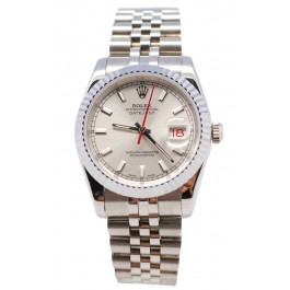 Rolex Replica Datejust Swiss Montre avec Cadran Gris Foncé - 36 mm