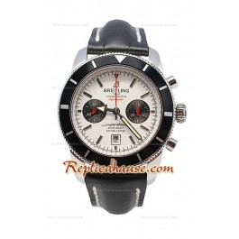 Breitling SuperOcean Heritate Montre Réplique Suisse avec Bracelet en Cuir