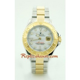 Rolex Replique Yacht Master Two Tone Hommes Size