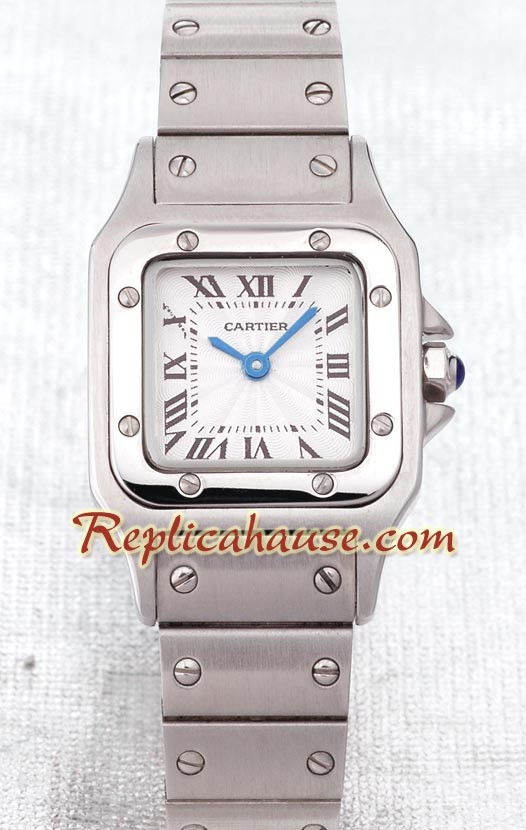 Cartier Replique Santos Quartz- Lady's