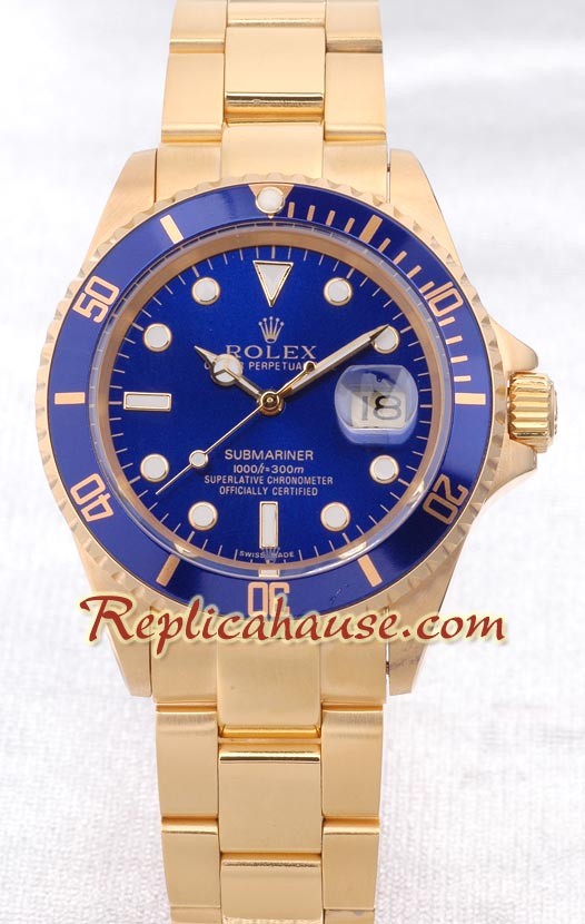 Rolex Replique Submariner d' or Montre Suisse