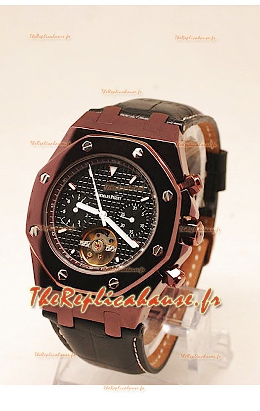 Montre Audemars Piguet Royal Oak Tourbillon PVD Marron