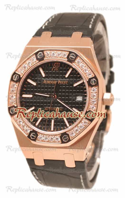 Audemars Piguet Royal Oak 18K Pink d' or Montre Suisse