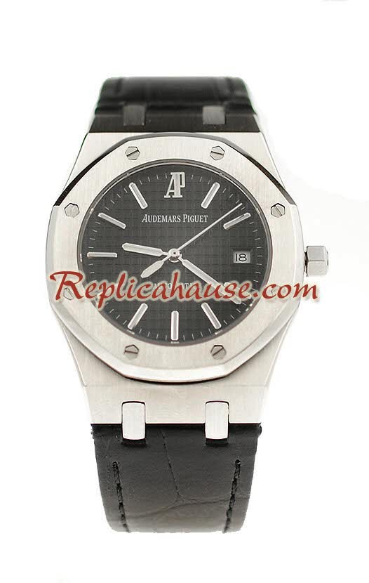 Audemars Piguet Royal Oak automatique Suisse Bracelet en Cuir Montre