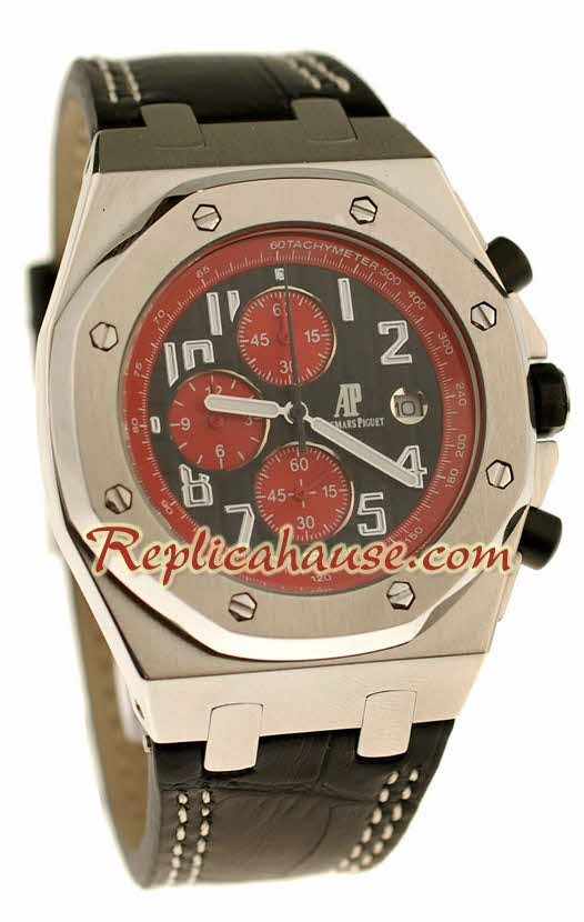 Audemars Piguet Royal Oak Offshore Bracelet en Cuir Quartz Montre
