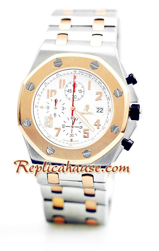 Audemars Piguet Offshore Suisse Quartz Montre in 18K d' or Plating