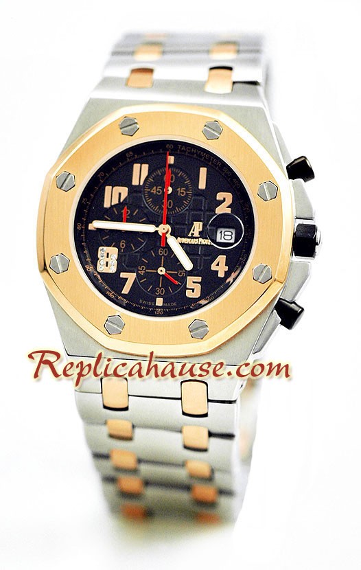 Audemars Piguet Royal Oak Offshore Suisse Quartz 18K d' or Plated Montre