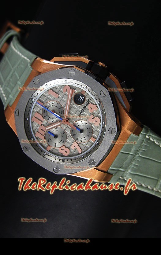 Réplique de montre Royal Oak Offshore Lebron James Or rose Ultimate Audemars Piguet en titane - Mouvement 3126