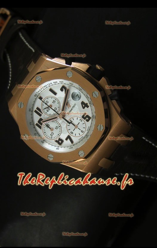 Réplique de montre Royal Oak Offshore Audemars Piguet Or rose - Montre miroir Édition ultime 1:1