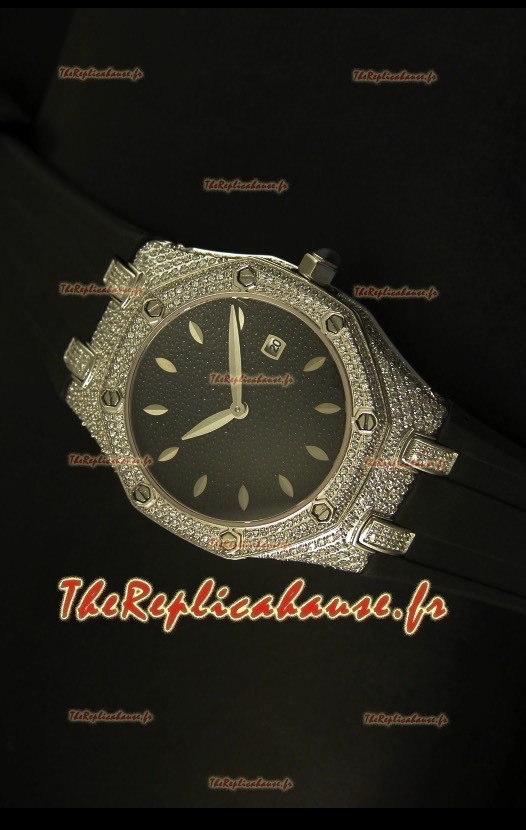 Montre Rotal Oak Audemars Piguet pour femmes noire 