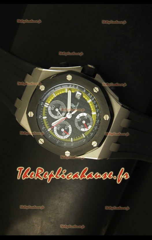 Réplique de montre Royal Oak Offshore Sebastian Buemi Audemars Piguet en titane - Réplique de montre miroir 1:1