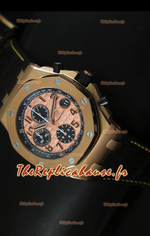 Montres THEMES Royal Oak Offshore Audemars Piguet Boîtier or rose 