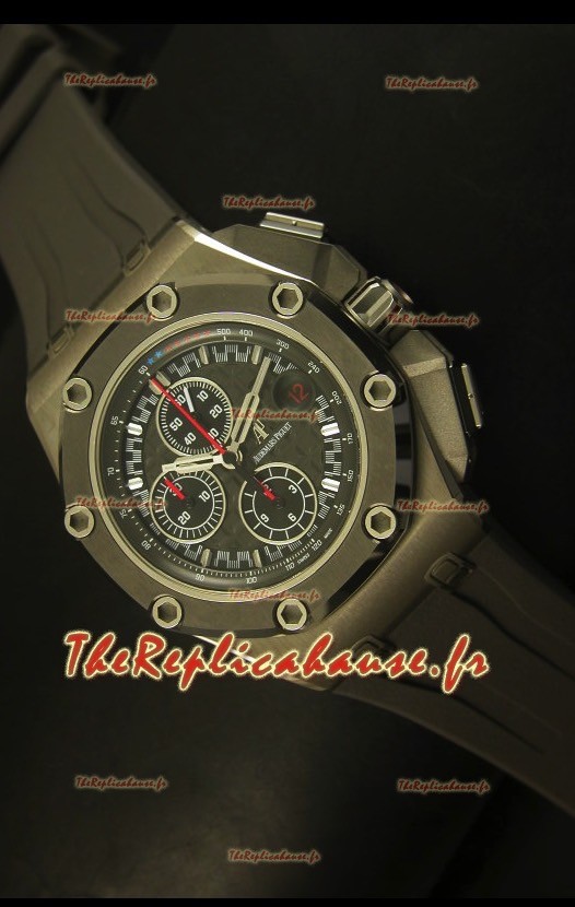 Réplique de montre Royal Oak Offshore Michael Schumacher Audemars Piguet en titane - Réplique de montre miroir 1:1