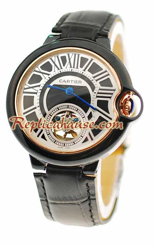 Ballon Blue De Cartier flying Tourbillon Montre Replique