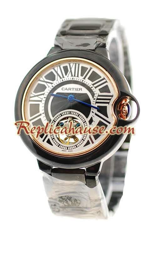 Ballon Blue De Cartier flying Tourbillon Montre Replique