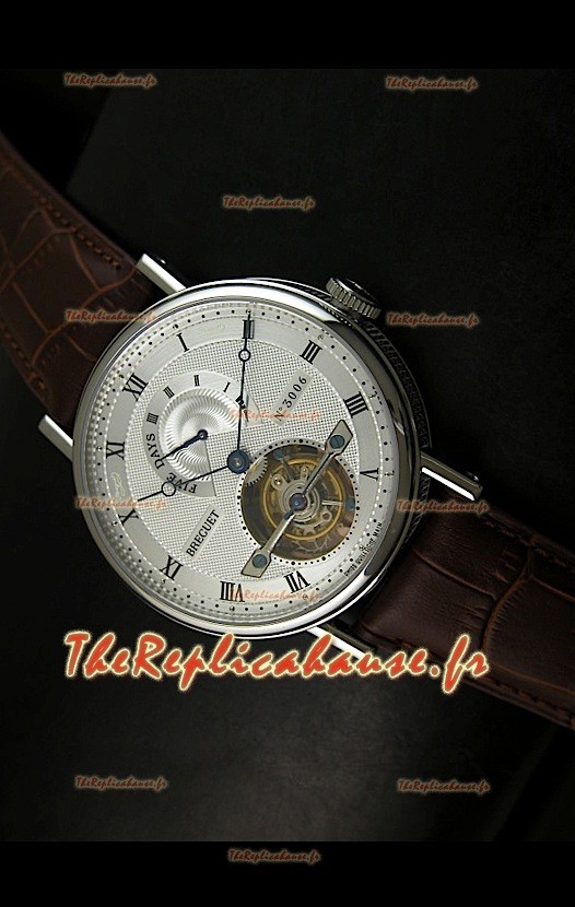 Breguet Classique Tourbillon Reproduction Montre Suisse - Reserve de Puissance de Cinq Jours