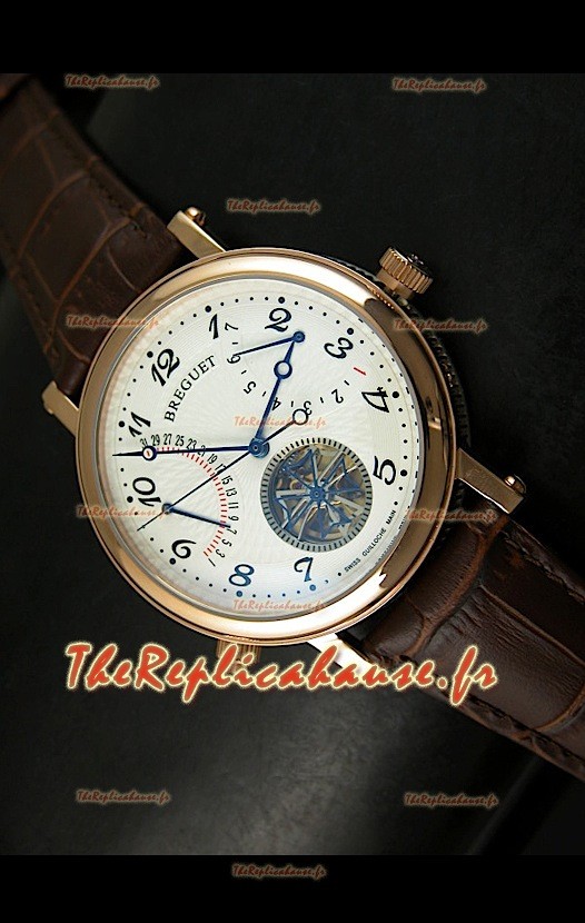 Breguet Rétrograde Jour/Date Montre Japonaise Automatique avec Tourbillon