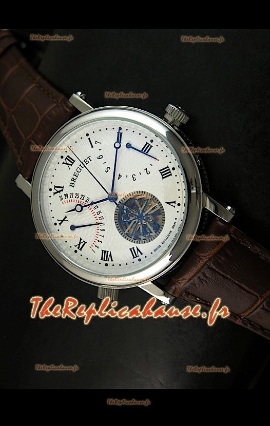 Breguet Rétrograde Jour/Date Montre Japonaise Automatique avec Tourbillon