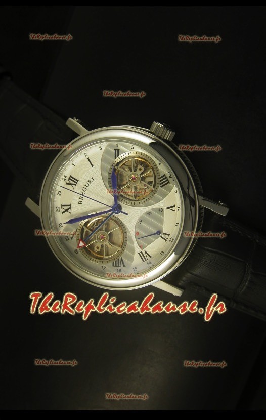 Montre Double tourbillon Breguet avec mouvement japonais 