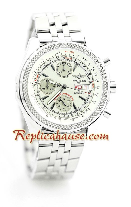 Breitling for Bentley Montre Replique - Silver