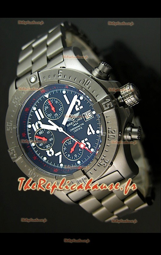 Breitling Skyland Avenger Reproduction Montre Suisse avec Revêtement PVD - Reproduction Exacte